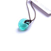 Recycled Whisky Bottle Glass Bead Bead, No Chain, Opal