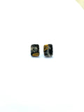 Storybook Handmade Glass Panel Stud Earrings