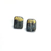 Shinjuku Handmade Glass Panel Stud Earrings