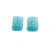 Nagano Handmade Glass Panel Stud Earrings