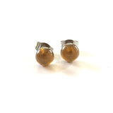 Darjeeling Handmade Glass Stud Earrings