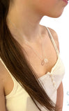 Recycled Whisky Bottle Pendant on Sterling Silver Chain, Green and Gold
