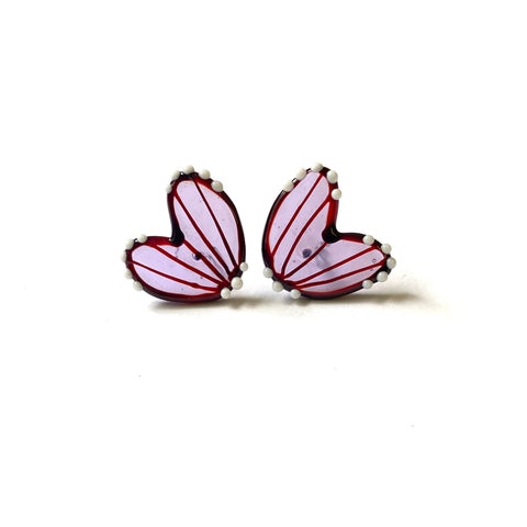 Handmade Butterfly Wing Studs, Crocus