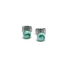 Sea Swirl Handmade Glass Stud Earrings