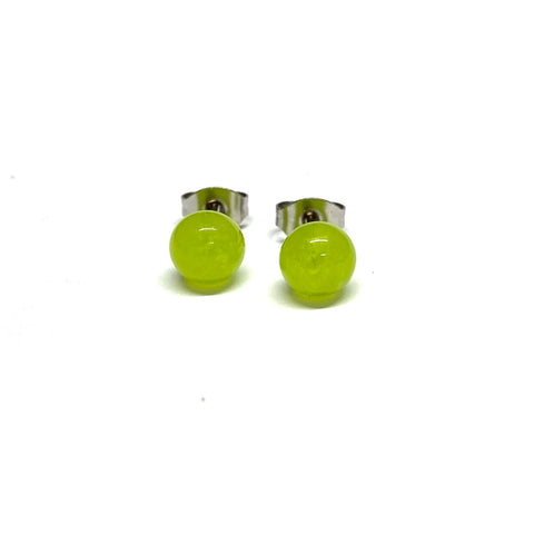 Limited Run Chartreuse Mini Studs