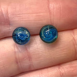 Polaris Celestial Studs, Handmade Glass