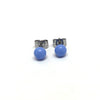 Periwinkle Handmade Glass Stud Earrings