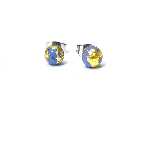 Limited Edition Lavender and Gold Mini Studs