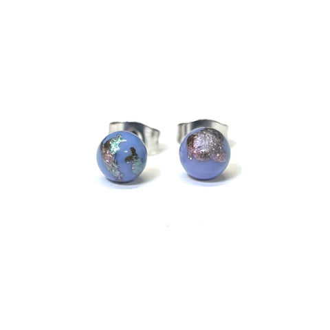 Limited Edition Violet and Palladium Mini Studs