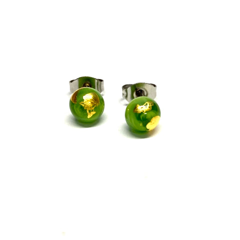 Limited Run Rainforest and Gold Mini Studs