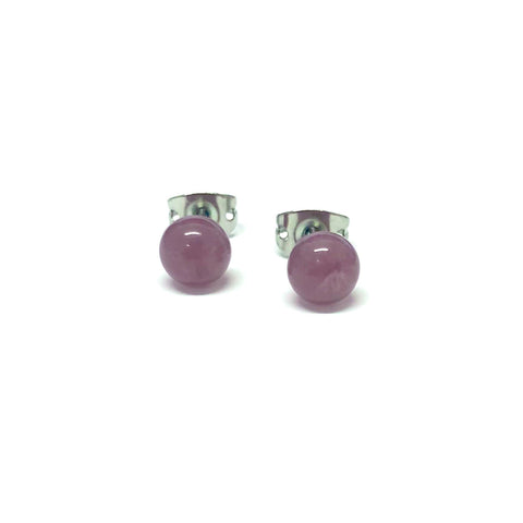 Thistle Handmade Glass Stud Earrings