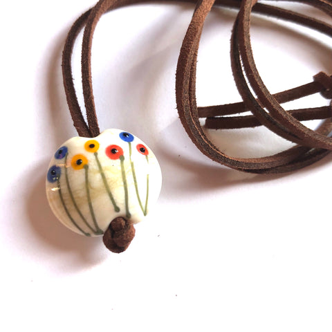 Spring Wallflowers Pendant