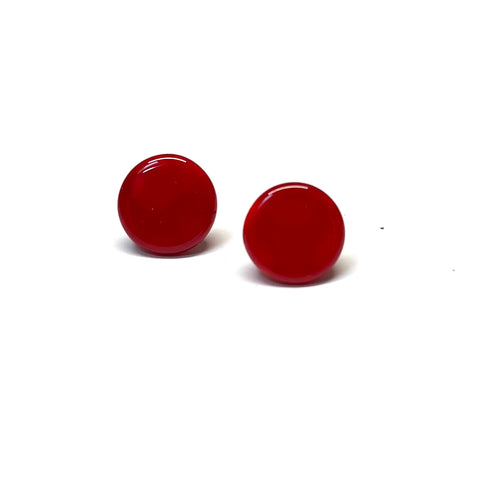 Red Pastille Studs