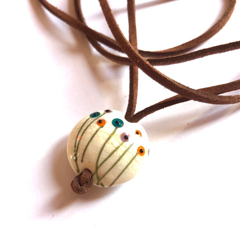Autumn Wallflowers Pendant